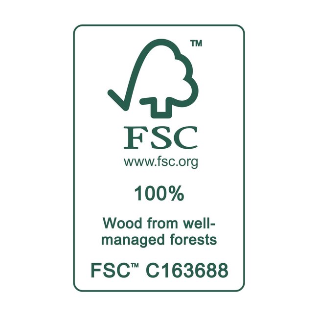 Triangle Kaasschaaf met Pruimenhouten Handvat – Duurzaam FSC® Gecertificeerd – Inclusief Geschenkverpakking