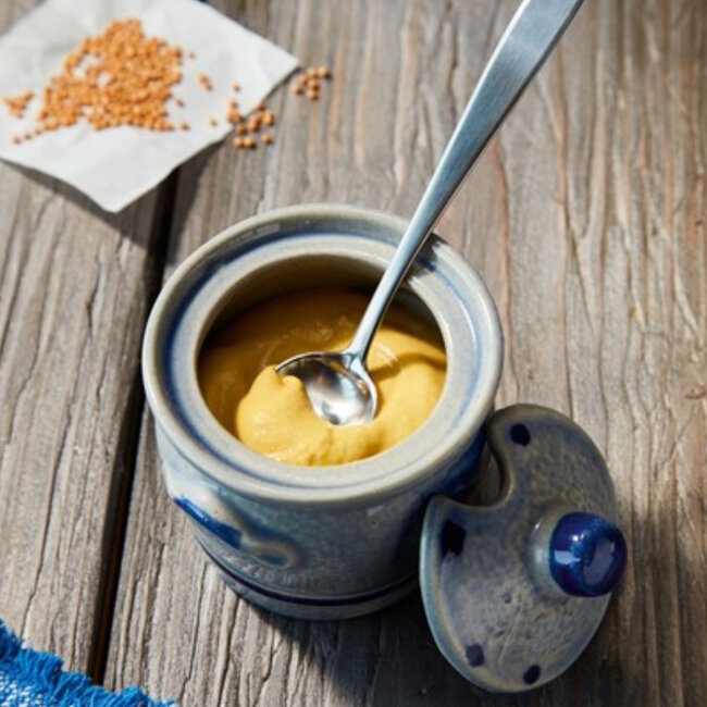 Triangle Elegante Mosterd-/Diplepel 12cm – Perfect voor Elke Gelegenheid