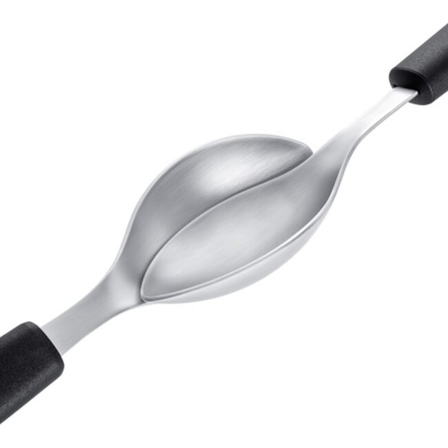 Triangle Quenelle Lepel Groot – 8 cm – Roestvrij Staal – Ergonomisch & Vaatwasserbestendig