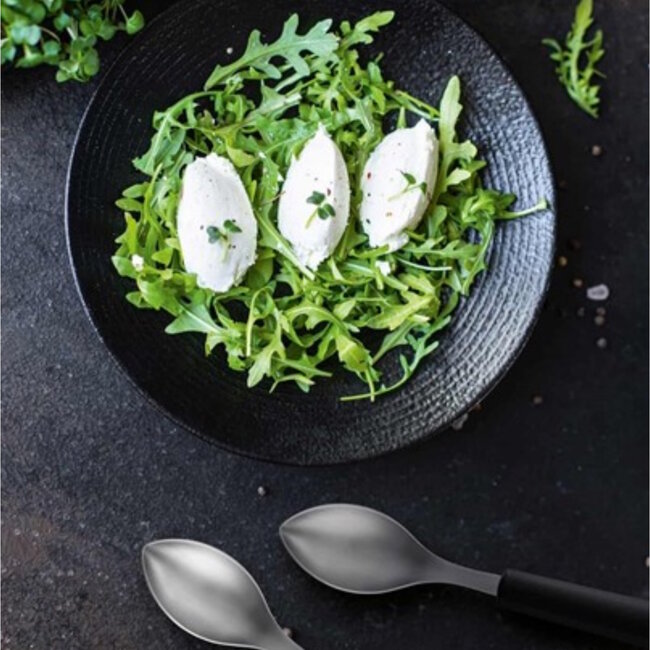 Triangle Quenelle Lepel Groot – 8 cm – Roestvrij Staal – Ergonomisch & Vaatwasserbestendig