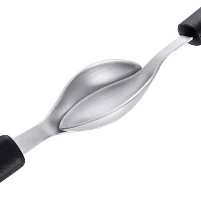 Triangle Quenelle Lepelset Klein – Perfect voor 6 cm Quenelles – Duurzaam Handvat