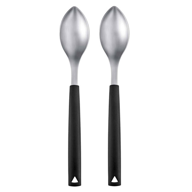 Triangle Quenelle Lepelset Klein – Perfect voor 6 cm Quenelles – Duurzaam Handvat