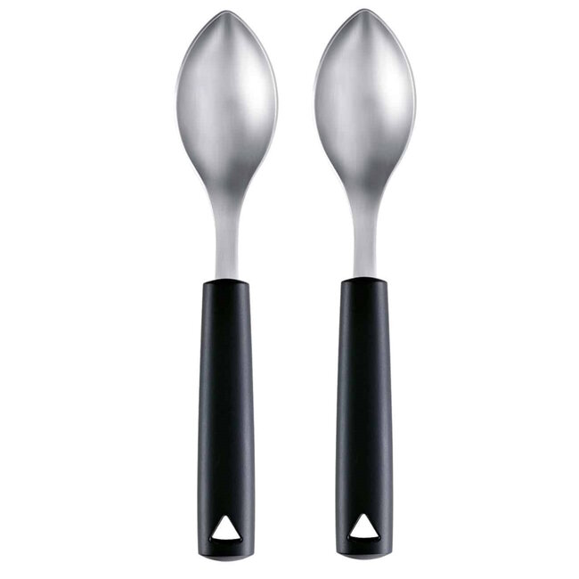 Triangle Quenelle Lepelset 8 cm – Perfectie in Presentatie – Duurzaam Ontwerp