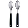 Triangle Triangle Quenelle Lepel Groot Set van 2 Stuks in Doos. voor 8 cm Quenelles Triangle Triangle Quenelle Lepel Groot Set van 2 Stuks in Doos. voor 8 cm Quenelles