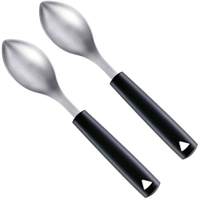 Triangle Quenelle Lepelset 8 cm – Perfectie in Presentatie – Duurzaam Ontwerp