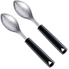 Triangle Triangle Quenelle Lepel Groot Set van 2 Stuks in Doos. voor 8 cm Quenelles Triangle Triangle Quenelle Lepel Groot Set van 2 Stuks in Doos. voor 8 cm Quenelles