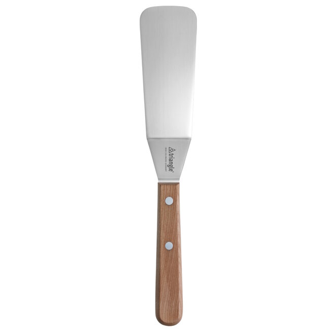 Triangle Paletmes met Knik – 12 cm RVS Lemmet – Luxe Kersenhouten Handvat