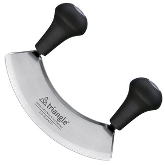 Triangle Wiegemes met Dubbel Blad – 14 cm – Ideaal voor Kruiden en Noten