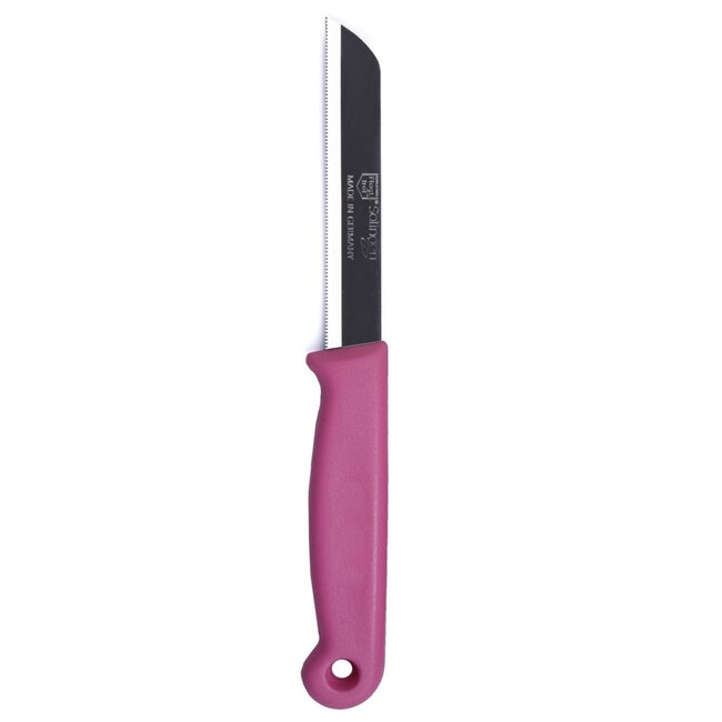 Solingen Kartelmes – Tomatenmes met Kartel – RVS – 18,5 cm met Blade Cover – Roze