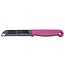 Solingen Kartelmes – Tomatenmes met Kartel – RVS – 18,5 cm met Blade Cover – Roze – 10 stuks