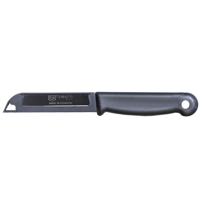 Solingen Kartelmes – Tomatenmes met Kartel – RVS – 18,5 cm met Blade Cover – Grijs