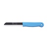 Solingen Solingen Kartelmes - Tomatenmes met Kartel - RVS - 18,5 cm met "Blade Cover" - Blauw / Turquoise - 2 stuks Solingen Solingen Kartelmes - Tomatenmes met Kartel - RVS - 18,5 cm met "Blade Cover" - Blauw / Turquoise - 2 stuks