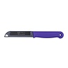 Solingen Solingen Kartelmes - Tomatenmes met Kartel - RVS - 18,5 cm met "Blade Cover" - Paars - 2 stuks Solingen Solingen Kartelmes - Tomatenmes met Kartel - RVS - 18,5 cm met "Blade Cover" - Paars - 2 stuks