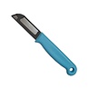 Solingen Solingen Schilmesje - RVS Glad - 16 cm met "Blade Cover" - Blauw - 2 stuks Solingen Solingen Schilmesje - RVS Glad - 16 cm met "Blade Cover" - Blauw - 2 stuks