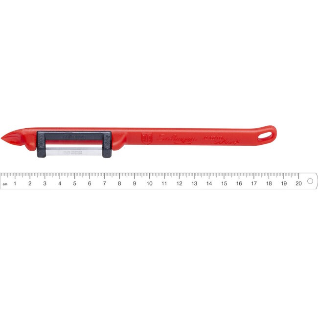 RÖR Solingen Dunschiller Basic – RVS – Lemmet 5 cm – Rood