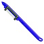 RÖR Solingen Dunschiller Basic – RVS – Lemmet 5 cm – Blauw