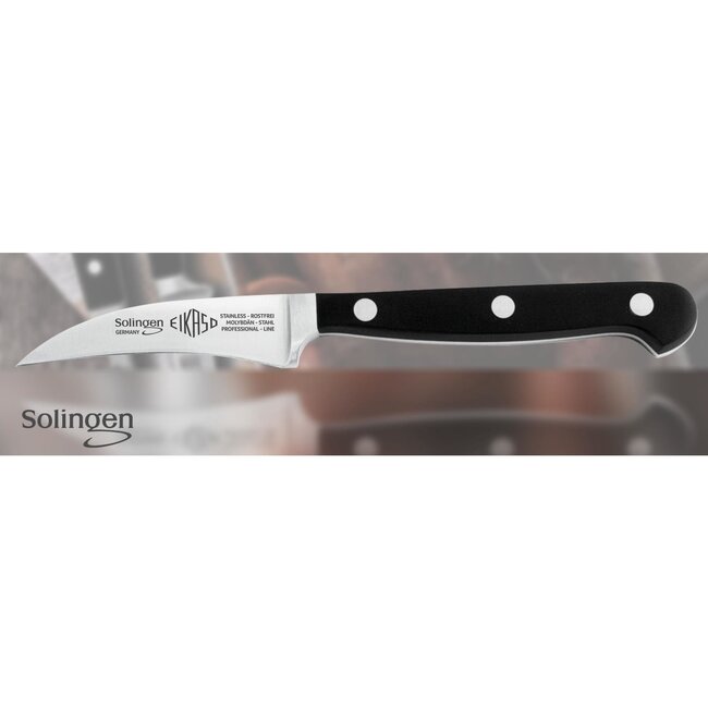 Eikaso Solingen 10-Delige RVS Messenset met Houten Blok – Professionele Gastro Handvatten