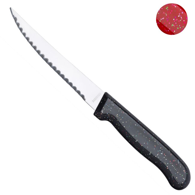 RÖR Solingen Diamant Diner Mes – Levendig Rood & Veelzijdig