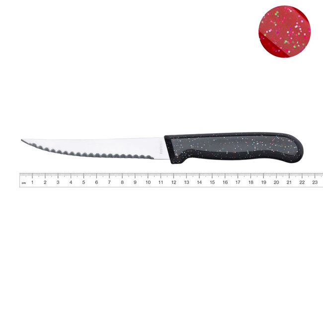 RÖR Solingen Diamant Diner Mes – Levendig Rood & Veelzijdig