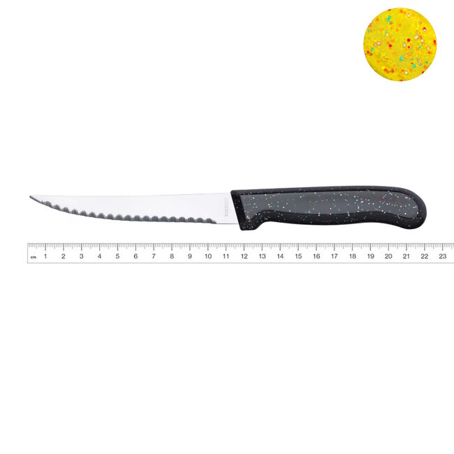 RÖR Solingen Diamant Diner Mes – Vrolijk Geel & Veelzijdig