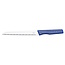 RÖR Solingen Broodmes – Gekarteld Lemmet – Glitter Kunststof Handvat – 18 cm – blauw