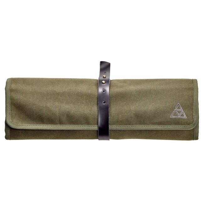 Triangle Duurzame Canvas Koksroltas – Ruim & Afwasbaar – Met Verstelbare Leren Riem