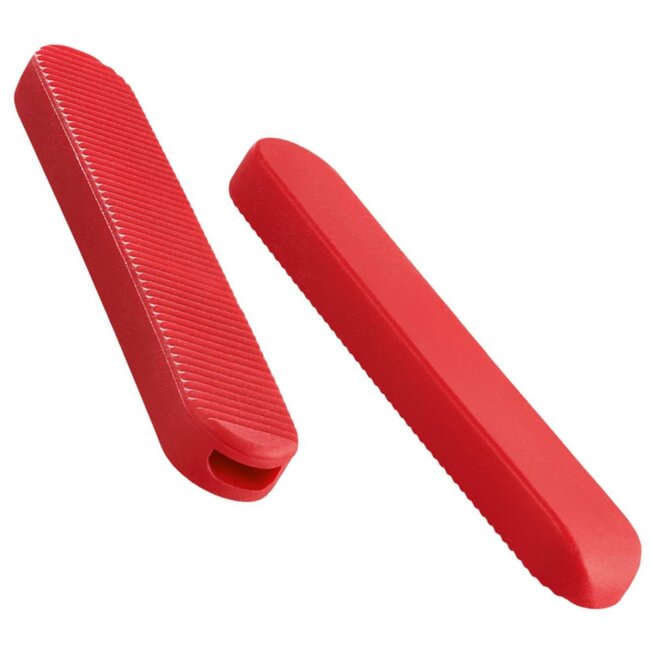 Triangle Siliconen Punten voor Rechte Tang – 35 cm – Bescherming & Zachte Grip – 2 Stuks