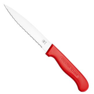 RÖR Solingen Groentemes – RVS – Lemmet 14,5 cm – Heft Kunststof Rood