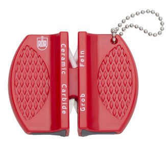 RÖR Solingen Messenslijper – Keramiek – Grof en Fijn – Rood