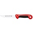 RÖR Solingen Universeelmes – Extra Grip – RVS – Lemmet 13 cm – Zwart met Rood
