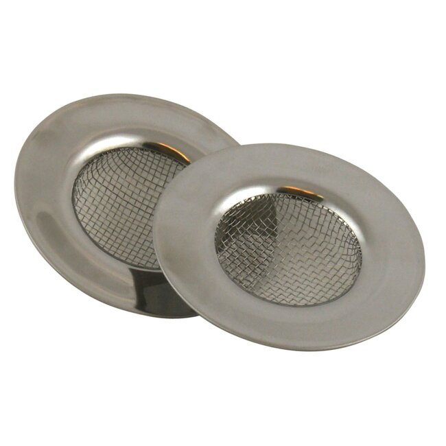 RÖR Solingen RVS Afvoerzeven 7,5 cm – Set van 2 – Nooit Meer Verstoppingen