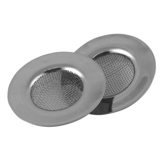 RÖR Solingen RVS Afvoerzeven 7,5 cm – Set van 2 – Nooit Meer Verstoppingen