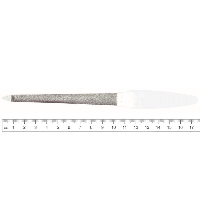 RÖR Solingen Nagelvijl 17,5 cm – Gebogen – Saffier – Topkwaliteit Manicure