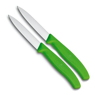 Victorinox Swiss Classic Schilmesset - 2 Stuks - Spits - Groen