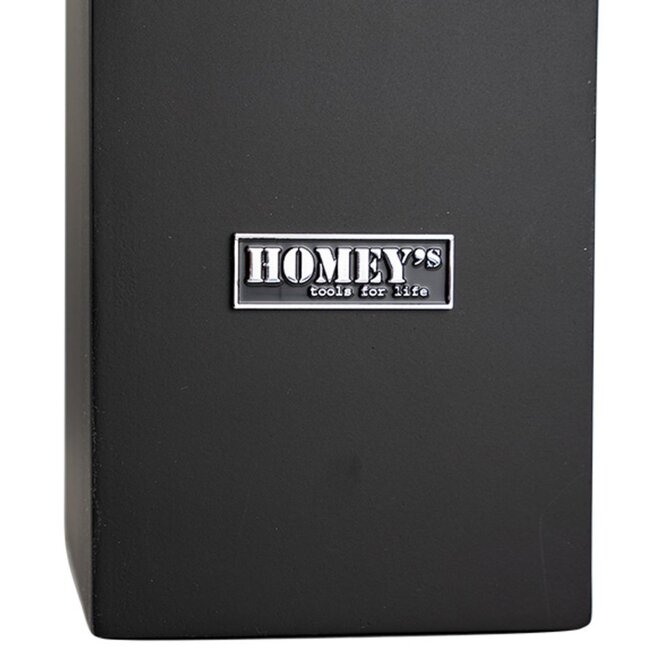 Homey's Messenblok Bokträ – Beukenhout – Zwart – 9 Delig