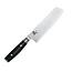 Yaxell Ran Nakiri Koksmes 16,5 cm – 69 Lagen Damaststaal – VG10 Staal – 61 HRC – Canvas-Micarta Heft