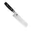 Yaxell Ran Nakiri Koksmes 16,5 cm – 69 Lagen Damaststaal – VG10 Staal – 61 HRC – Canvas-Micarta Heft