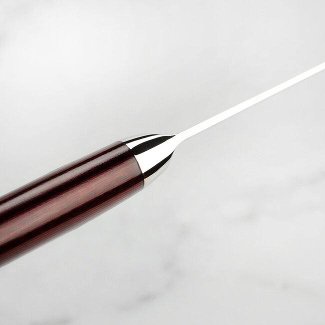 Yaxell Super Gou Uitbeenmes Gebogen 15 cm – 161 Lagen Damaststaal – SG2 Staal – 63 HRC – Canvas-Micarta Heft