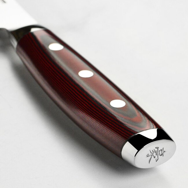 Yaxell Super Gou Broodmes 27 cm – 161 Lagen Damaststaal – SG2 Staal – 63 HRC – Canvas-Micarta Heft