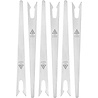 Triangle Triangle Patat of Frietvork - RVS - 6 stuks Triangle Triangle Patat of Frietvork - RVS - 6 stuks