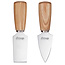Triangle Soul Kaasmes Set – RVS met Essenhouten Heft – 2-Delig in Geschenkverpakking