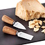 Triangle Soul Kaasmes Set – RVS met Essenhouten Heft – 2-Delig in Geschenkverpakking