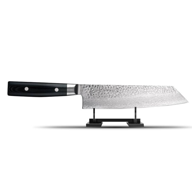 Yaxell Zen Kiritsuke Koksmes 20 cm – 37 Lagen Damaststaal – Canvas-Micarta Heft