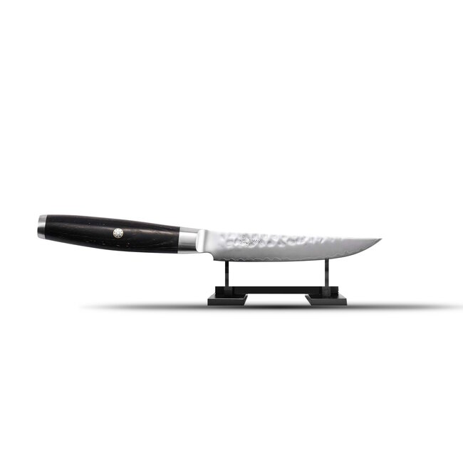Yaxell Ketu Steakmes 11 cm – SG2 Stalen Kern – Tsuchime Finish – Pakkahout Handvat