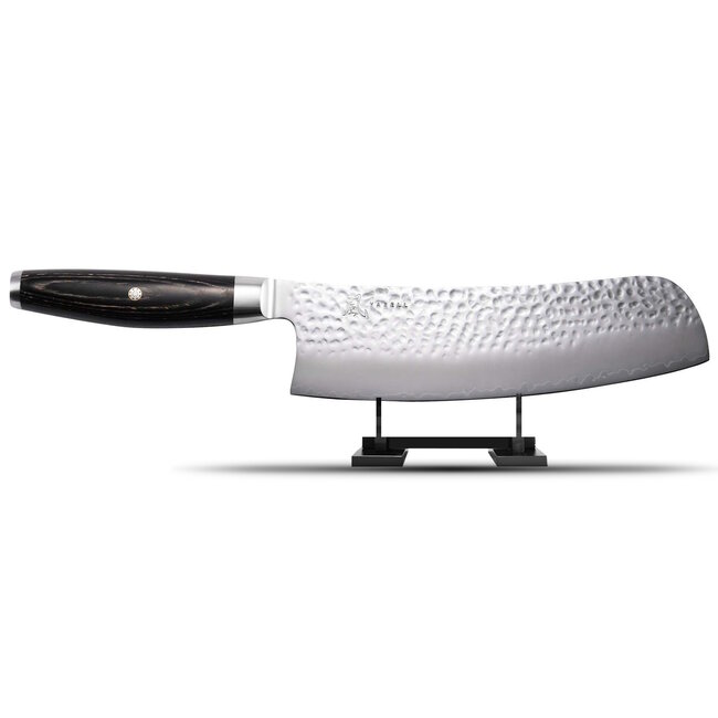 Yaxell Ketu Konata Santokumes / Koksmes 21,5 cm – SG2 Stalen Kern – Tsuchime Finish – Pakkahout Handvat