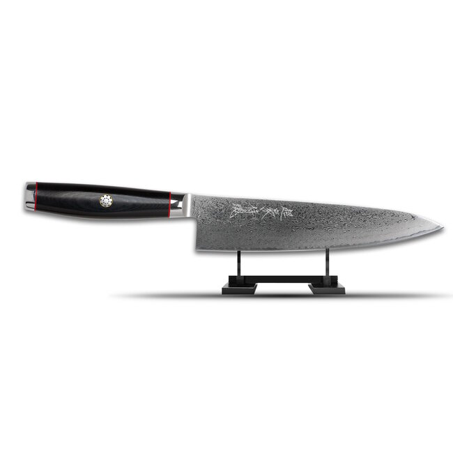 Yaxell Super Gou Ypsilon Koksmes 20 cm – 193 Lagen Damaststaal – SG2 Staal – 63 HRC – Canvas-Micarta Heft – Japan