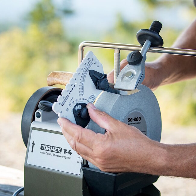 Tormek Hoekinstelmal – Precisie Slijpen – Instelbaar 10°-75° – Magnetisch – Geschikt voor Diverse Slijpwielen