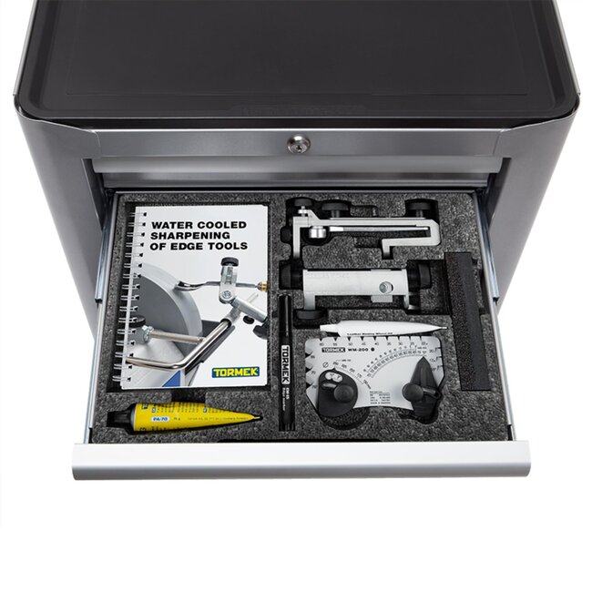 Tormek Slijpstation – Ergonomisch – In hoogte verstelbaar – Krasbestendig – Veilig opbergen