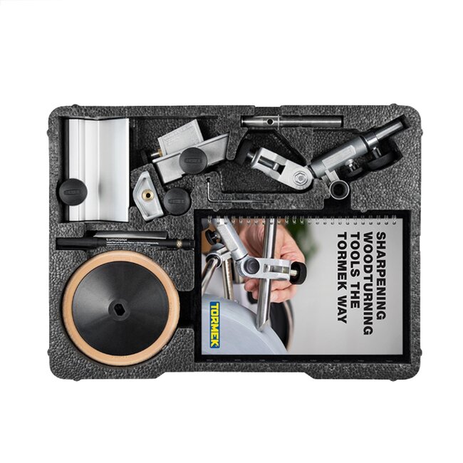 Tormek Complete houtdraaiset – alles-in-een slijpoplossing – inclusief opbergcase en beschermhoes