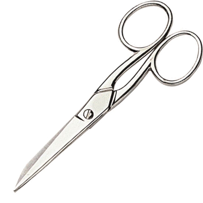 RÖR Solingen Huishoudschaar – Traditioneel Model Ease – Lengte 12,5 cm – RVS